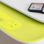 Print - Black Sd Card Adapter on White Device