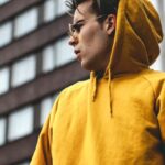 Hoodies - Photography of Guy Wearing Yellow Hoodie