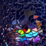 Pieces - Multicolored Broken Mirror Decor