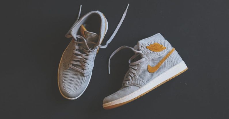 Sneakers - Nike Shoes on Black Backround