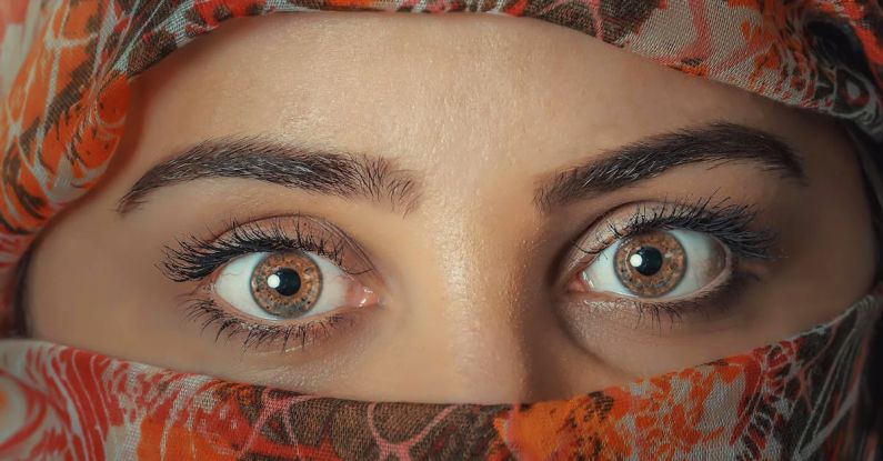 Eyebrows - Woman Wearing Hijab