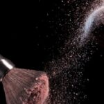 Makeup - Cosmetics Makeup Brushes and Powder Dust Explosion